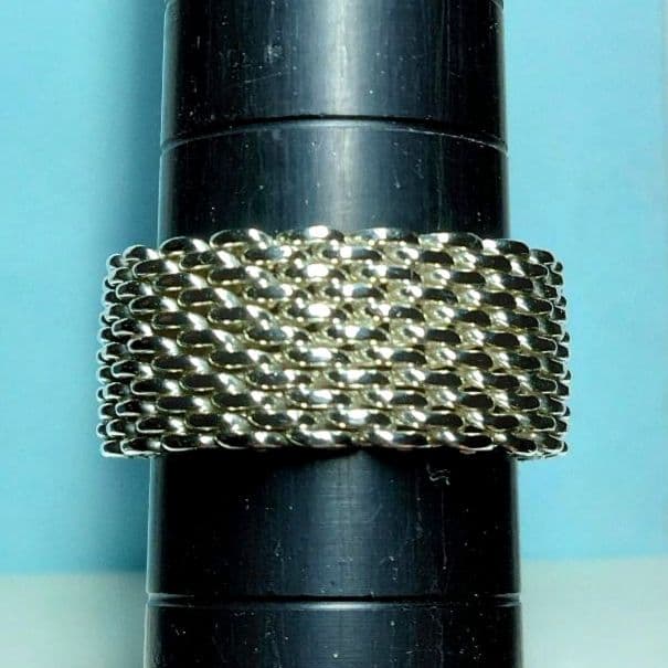 ティファニーサマセットリング 17号～18号　新品仕上げ　ほぼ無傷未使用に近い