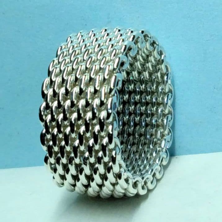 ティファニーサマセットリング 17号～18号　新品仕上げ　ほぼ無傷未使用に近い