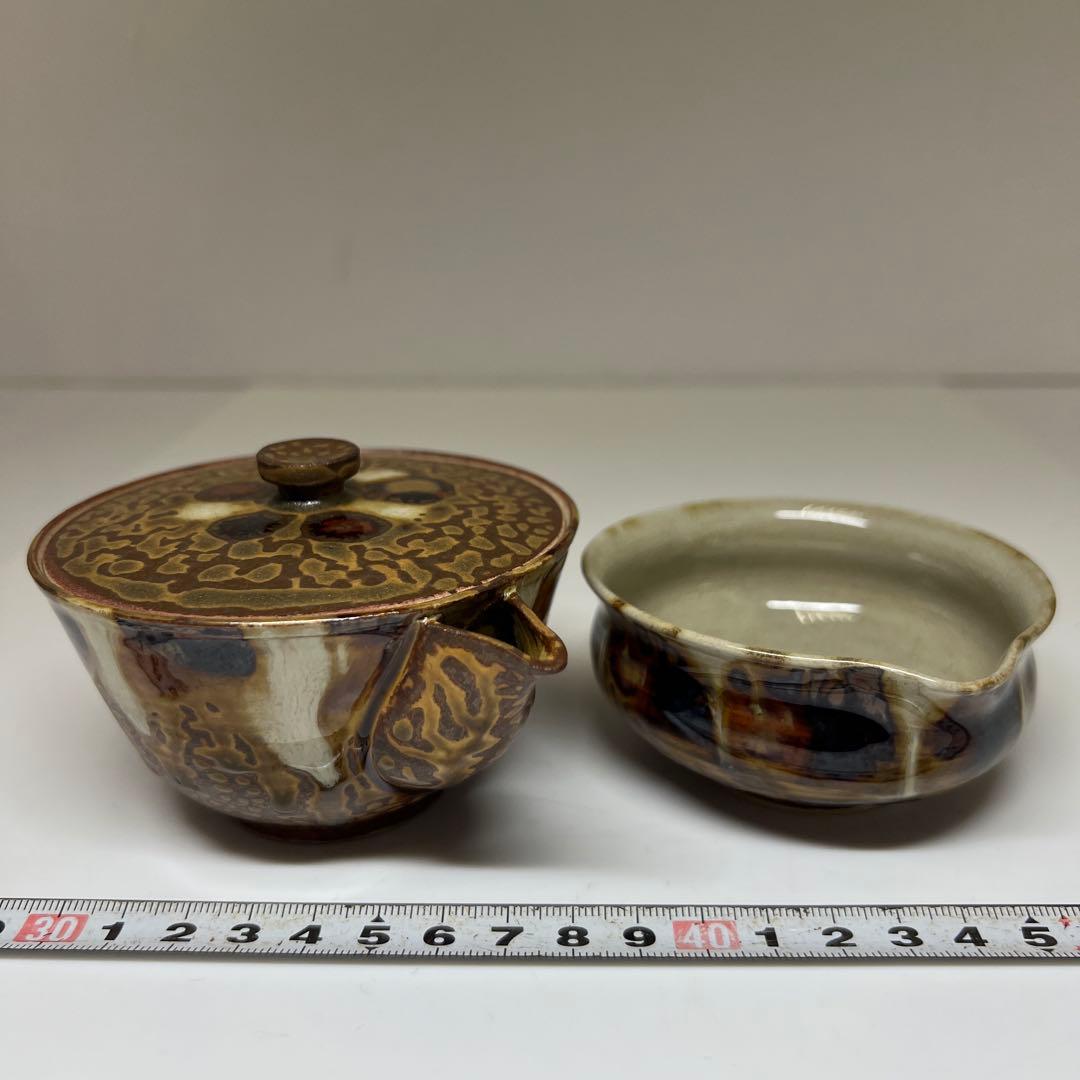 十二代　高取八仙　煎茶器揃　共箱　東Y7-0821①タサオ