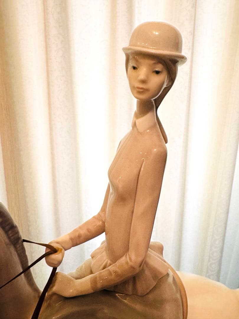 ヨシカネ様専用】LLADRO リヤドロ 馬に乗る女性 陶器