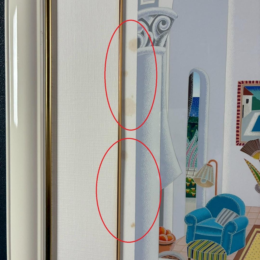 トーマス・マックナイト「ヴィラデルマーレ」シルクスクリーン 直筆