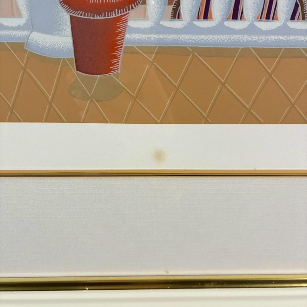 トーマス・マックナイト「ヴィラデルマーレ」シルクスクリーン 直筆