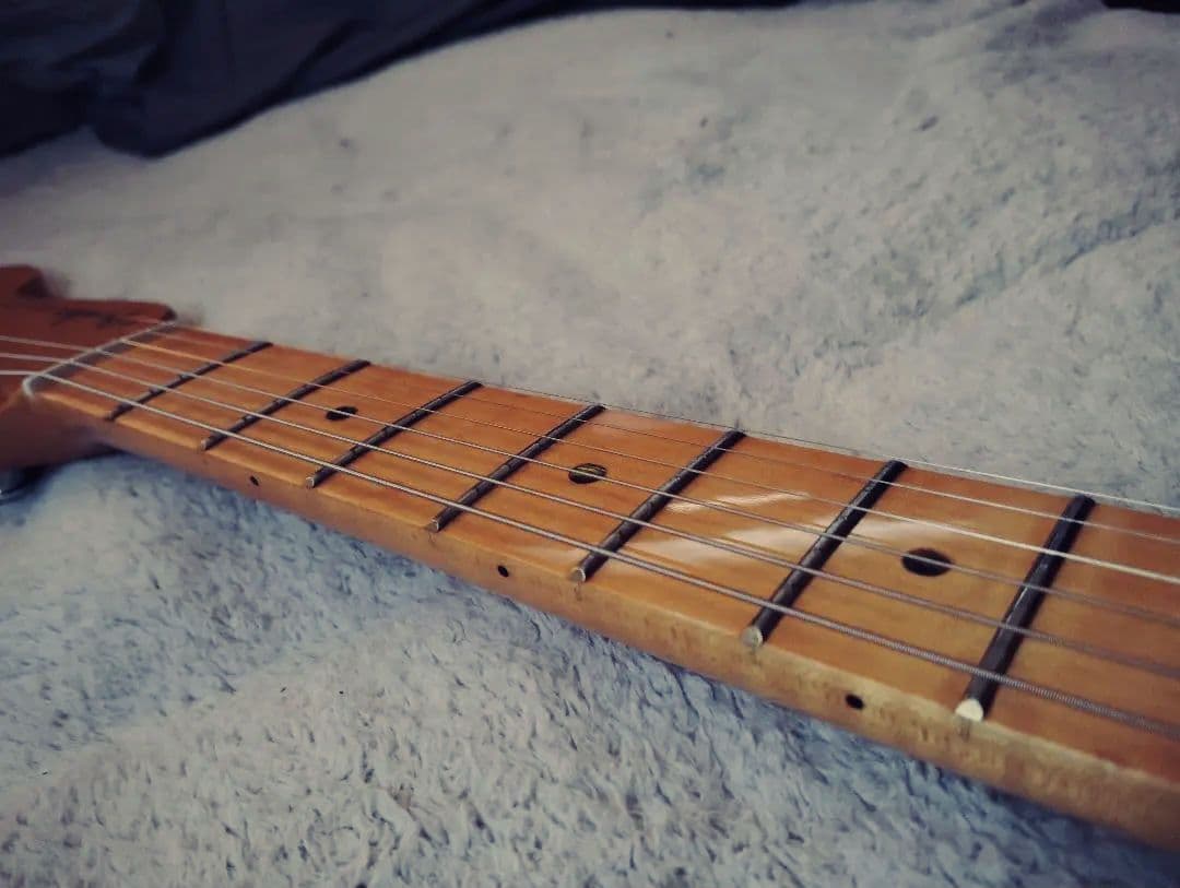 新品 個人製作 ストラトタイプ 木製PG White Blonde エレキギター