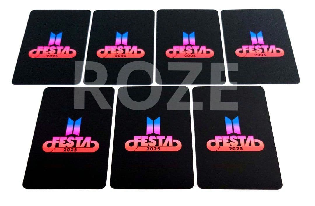 BTS FESTA 2025 ARMY ZONE トレカ 全員分 7枚