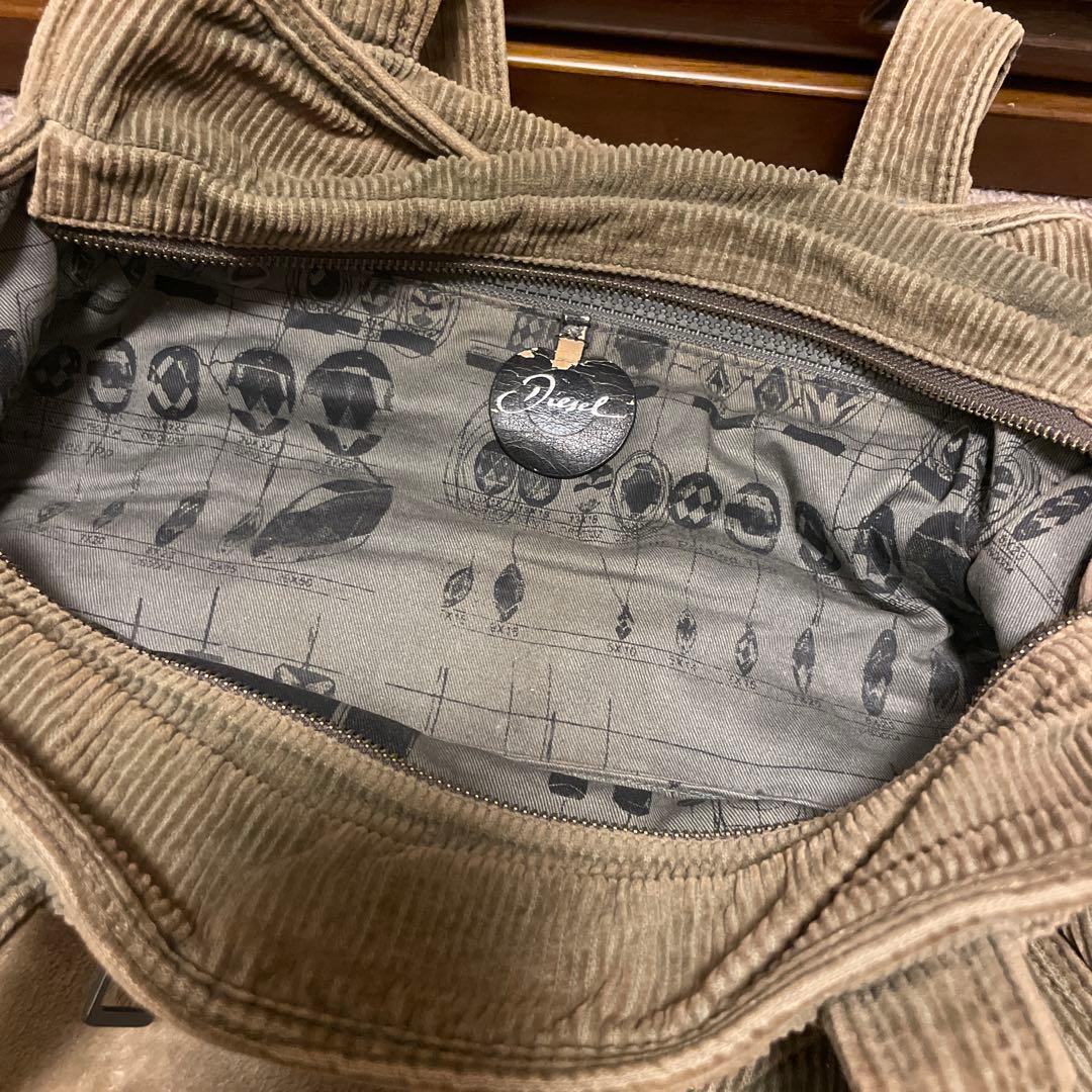 DIESEL コーデュロイ ハンドバッグ