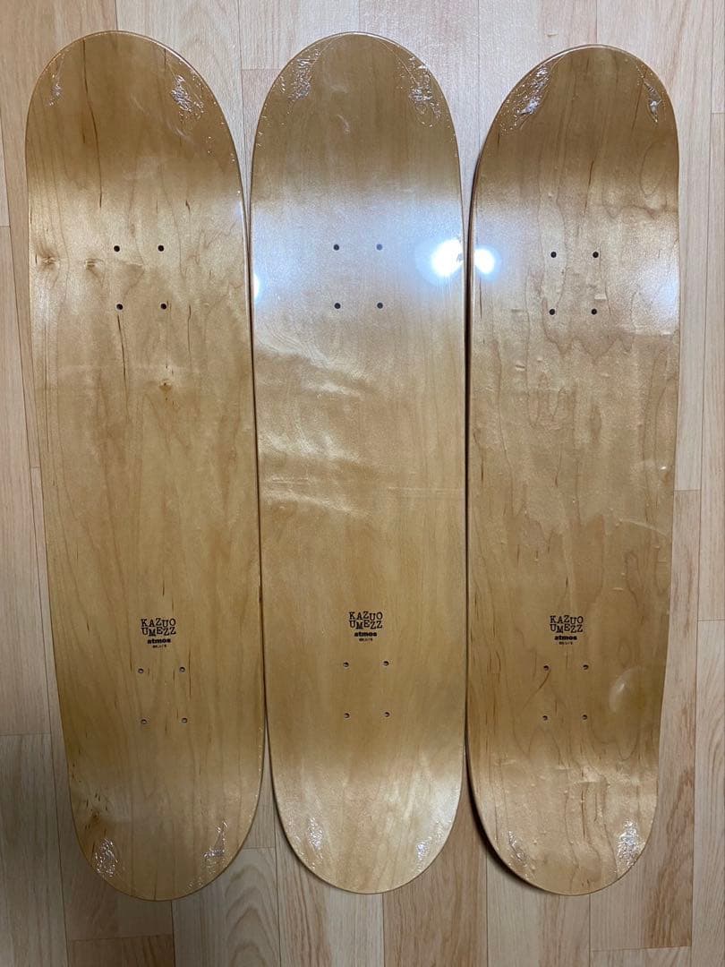 楳図かずお　atmos スケートボード　スケボー デッキ　シュリンク