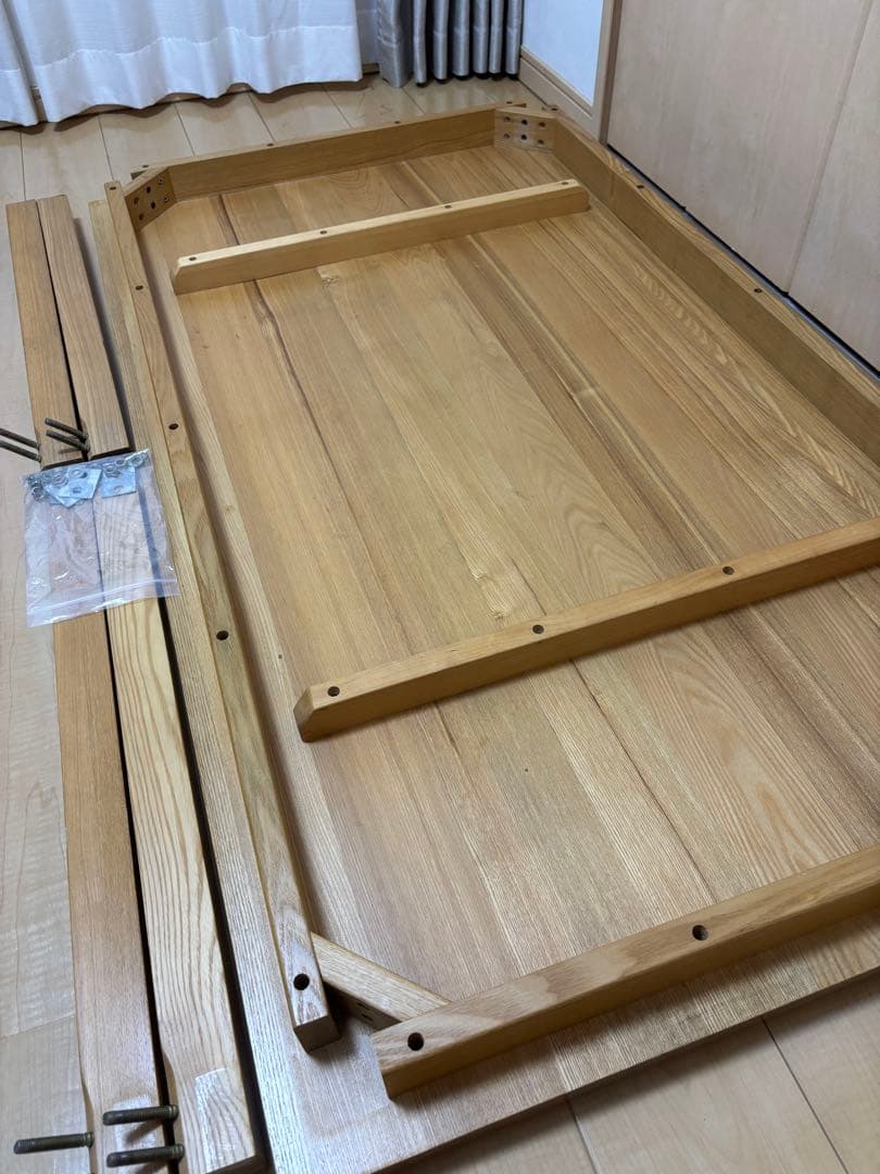 無印良品　タモ材　ダイニングテーブル
