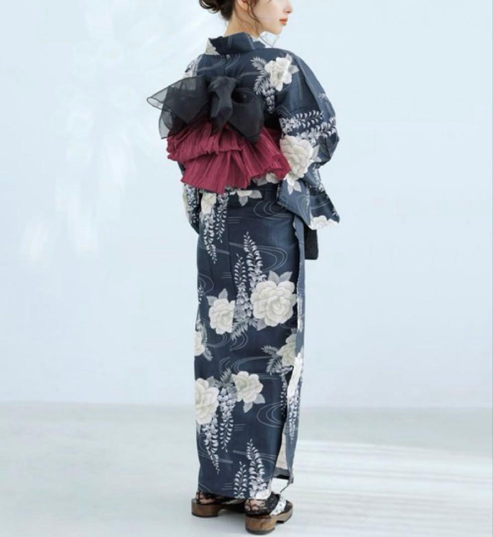 【新品】Dita ディータ ★凪の藤ながれ★ 浴衣5点セット　※24時間以内発送