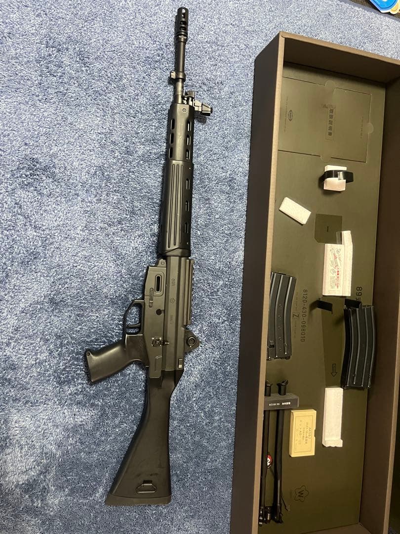 東京マルイ89式小銃 ガスブローバック マガジン2本＋純正レール付属｜