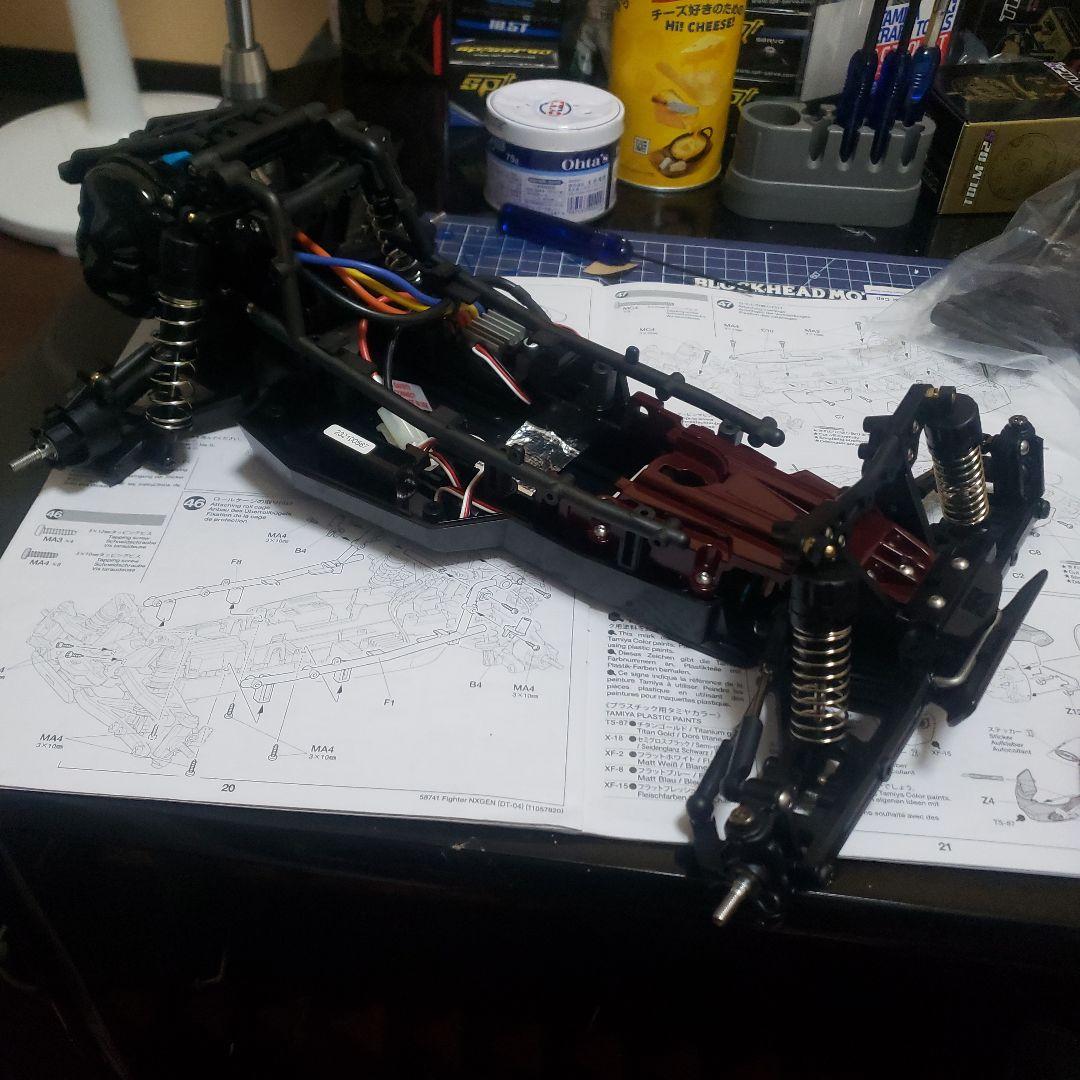 タミヤ 2025 DT04 ファイターネクスジェン カスタム ブラシレスセット