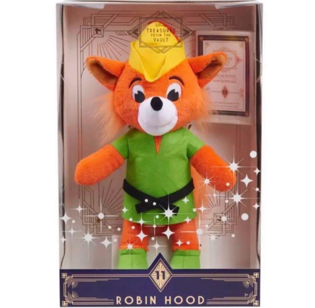 【日本未発売】ロビンフッド ぬいぐるみ ディズニー ミッキーマウス カチューシャ