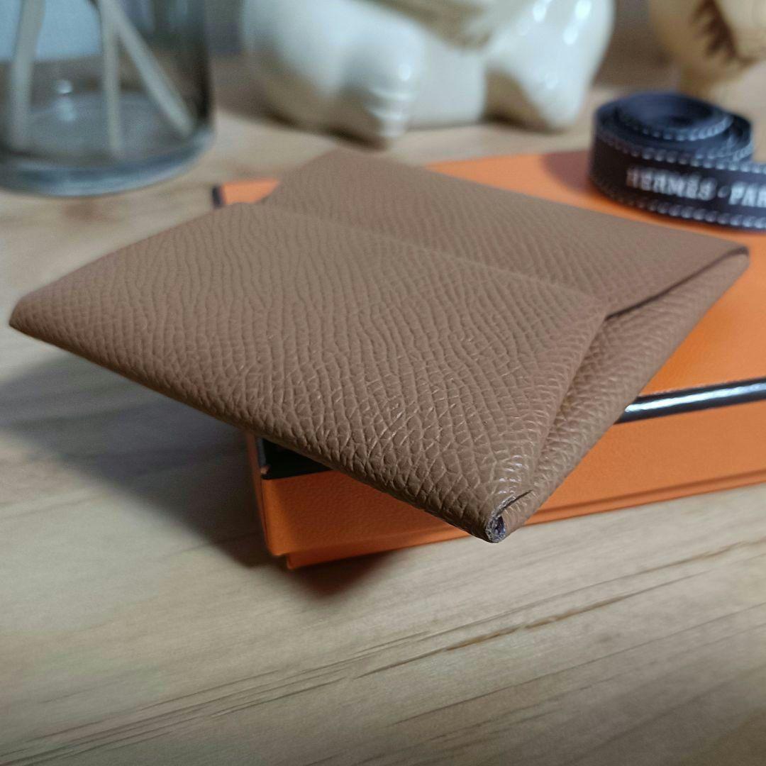 マダ美《美品》エルメス HERMES バスティア ケース ゴールド
