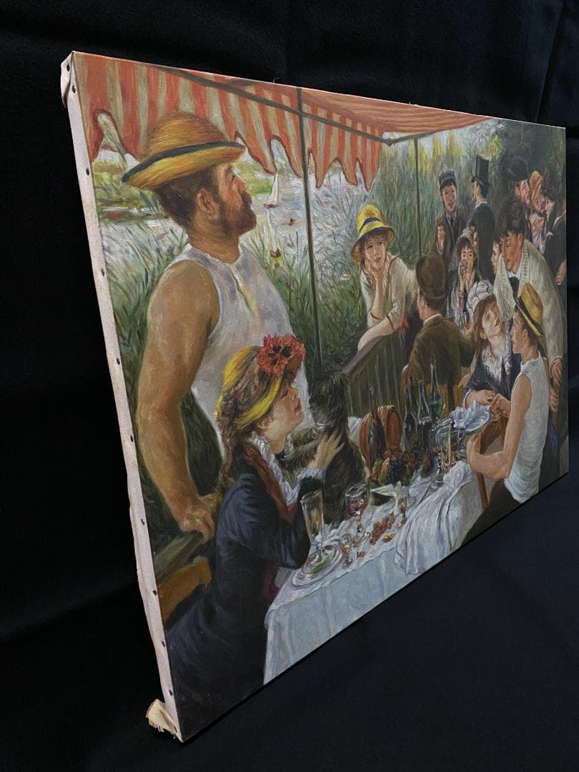 ピエール＝オーギュスト・ルノワール『舟遊びをする人々』手書き　模写　複製画①