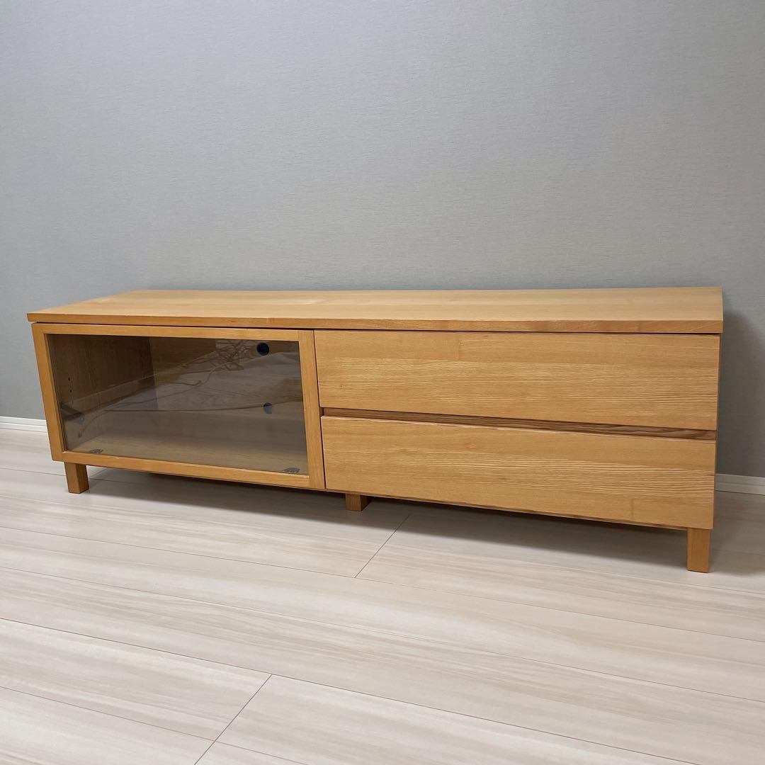 【無印良品】テレビボード オーク材ＡＶラック　幅150㎝《最終値下げ》