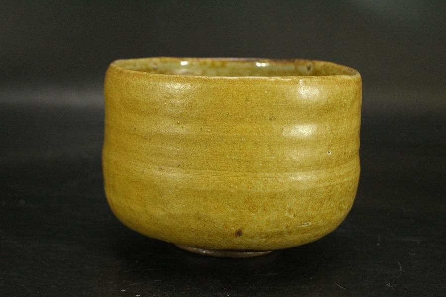 茶道具 伊奈長三造 筒茶碗 共箱 時代 美品(A514)