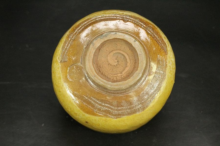 茶道具 伊奈長三造 筒茶碗 共箱 時代 美品(A514)