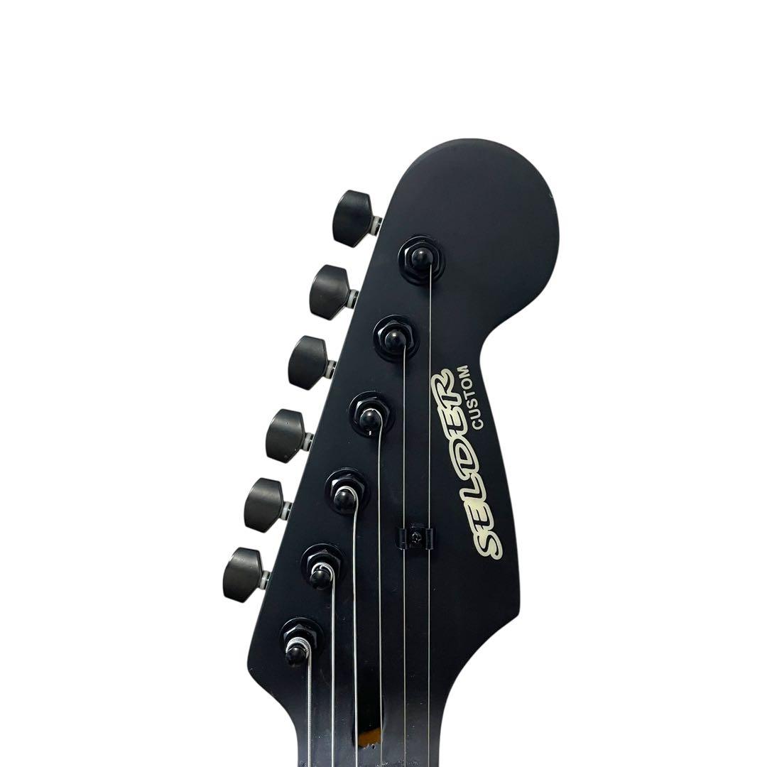 美品 SELDER CUSTOM マットブラック セルダー ストラト 付属品多数