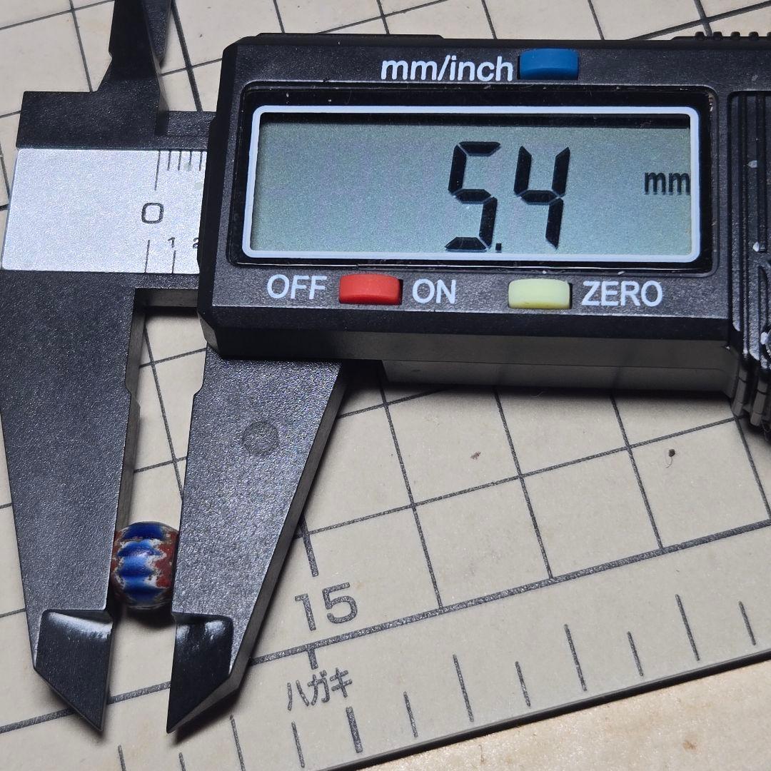 小粒 良雰囲気 7層シェブロンビーズ goro's等のカスタムに 8