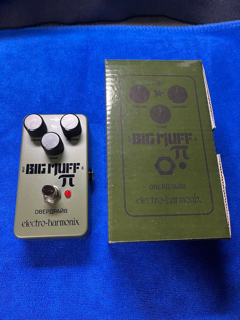 ギター GREEN RUSSIAN BIG MUFF Pi Electro-Harmonix Green Russian Big Muff Pi Distortion/Sustainer