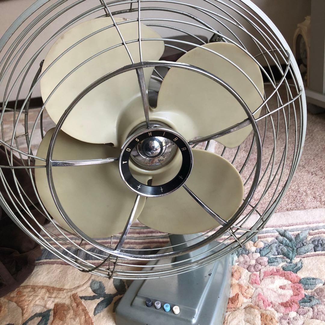 扇風機　昭和レトロ　TOSHIBA A.C.ELECTRIC FAN 鉄製