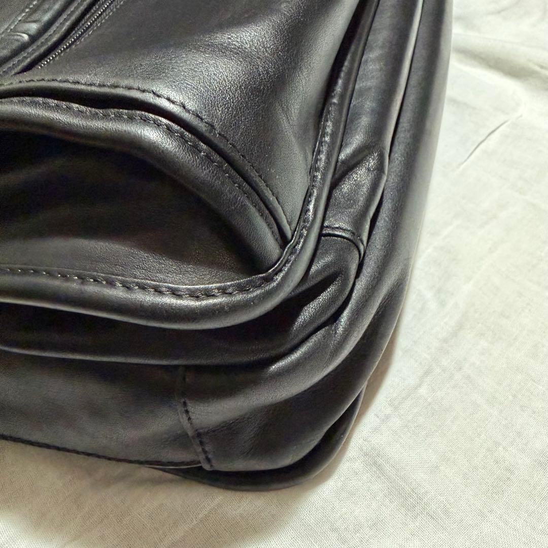 ◎良品　TUMI 96130D4 レザー ビジネスバッグ ブラック