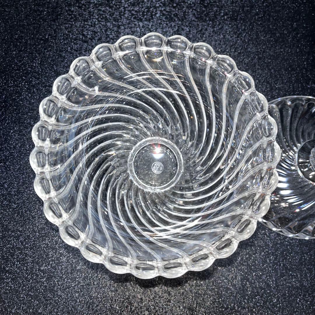 バカラ/BACCARAT】バンブー ボンボニエール ガラスアンティーク 未使用