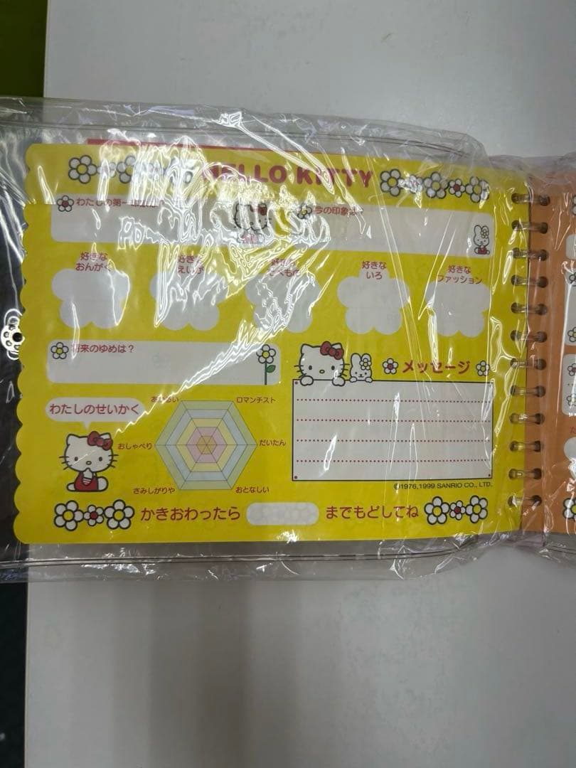 サンリオ ハローキティ サイン帳 プロフィール帳 さくらんぼ レトロ