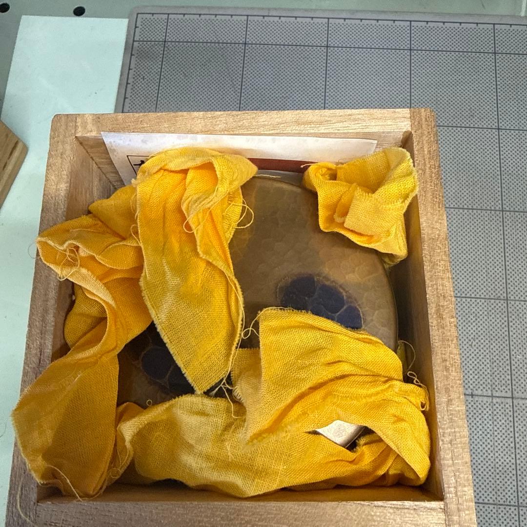 無形文化財 玉川堂 茶筒 亀甲文 新潟県