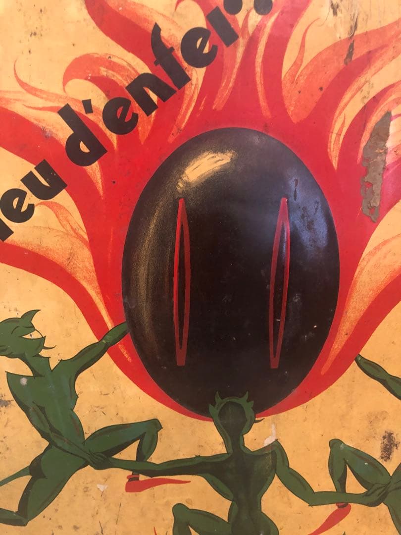 ビンテージ 30s デビル 悪魔 アドバタイジング インダストリアル Devil