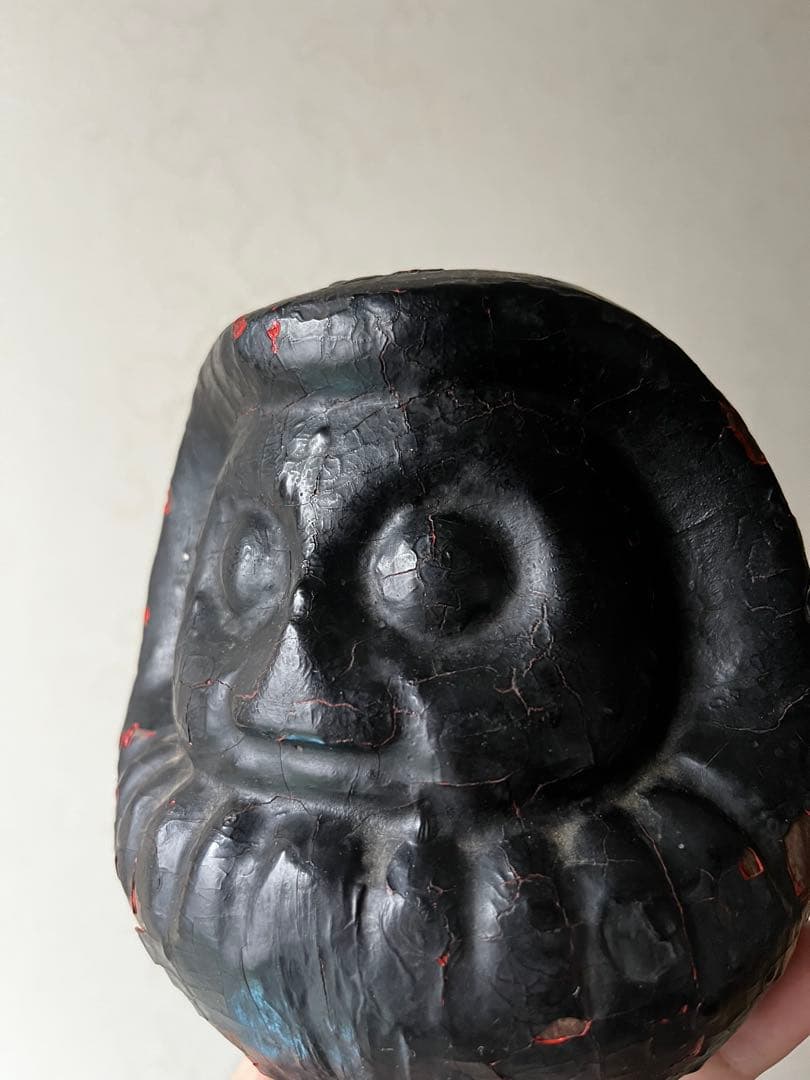 達磨 木型 張子の木型 だるま 高崎だるま 骨董 民藝 時代は明治