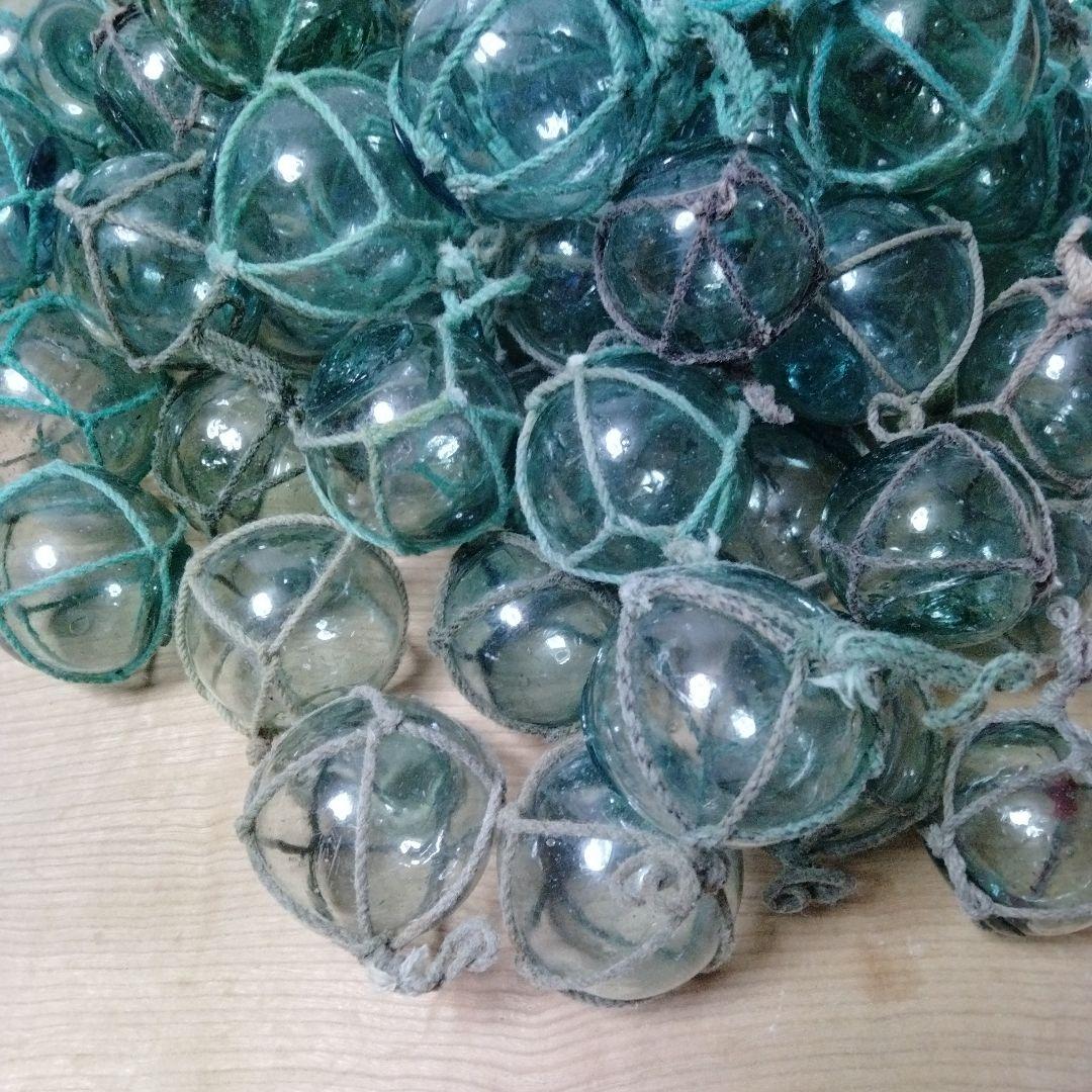 漁具 フロート 浮き玉 100個 網付き 漁具 フロート 浮き玉 100個 網