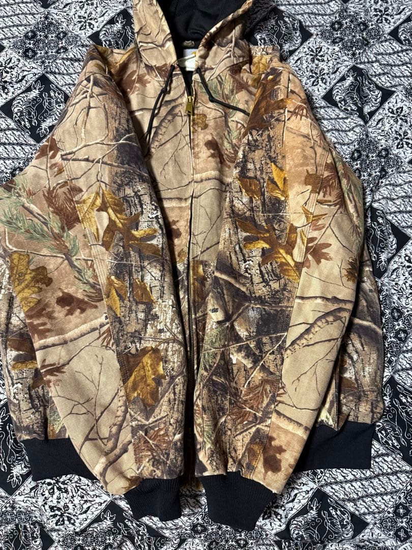 ‼️ USA製 カーハート アクティブジャケット リアルツリー