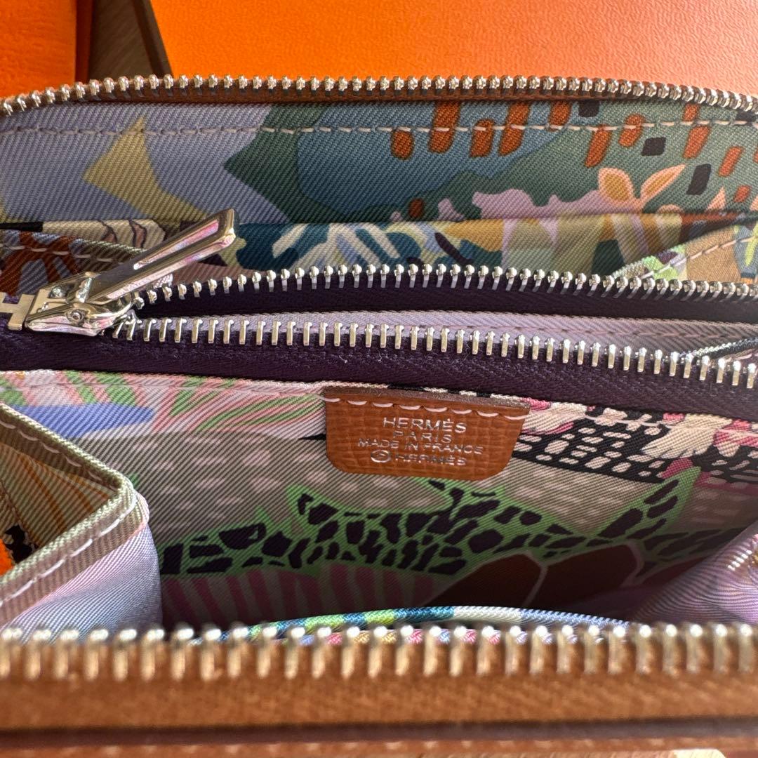 2026新品未使用】HERMES エルメスシルクインコンパクトエトゥープ