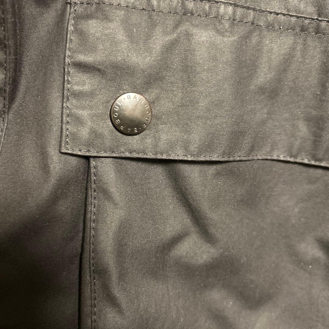 OS ビデイル　Barbour ブラックジャケット　サイズ38