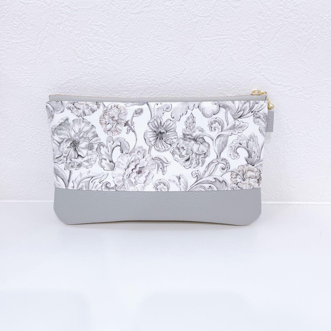 【K☆様お取置き専用ページ】リバティアレクサンダーマープル　ストラップ付きポーチ