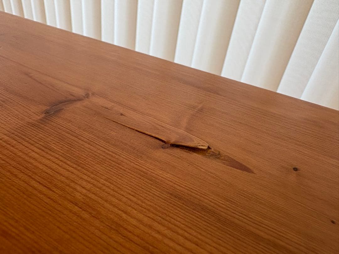 【送料込み】ロウヤ　幅140 木製ダイニングテーブル　パソコンデスク