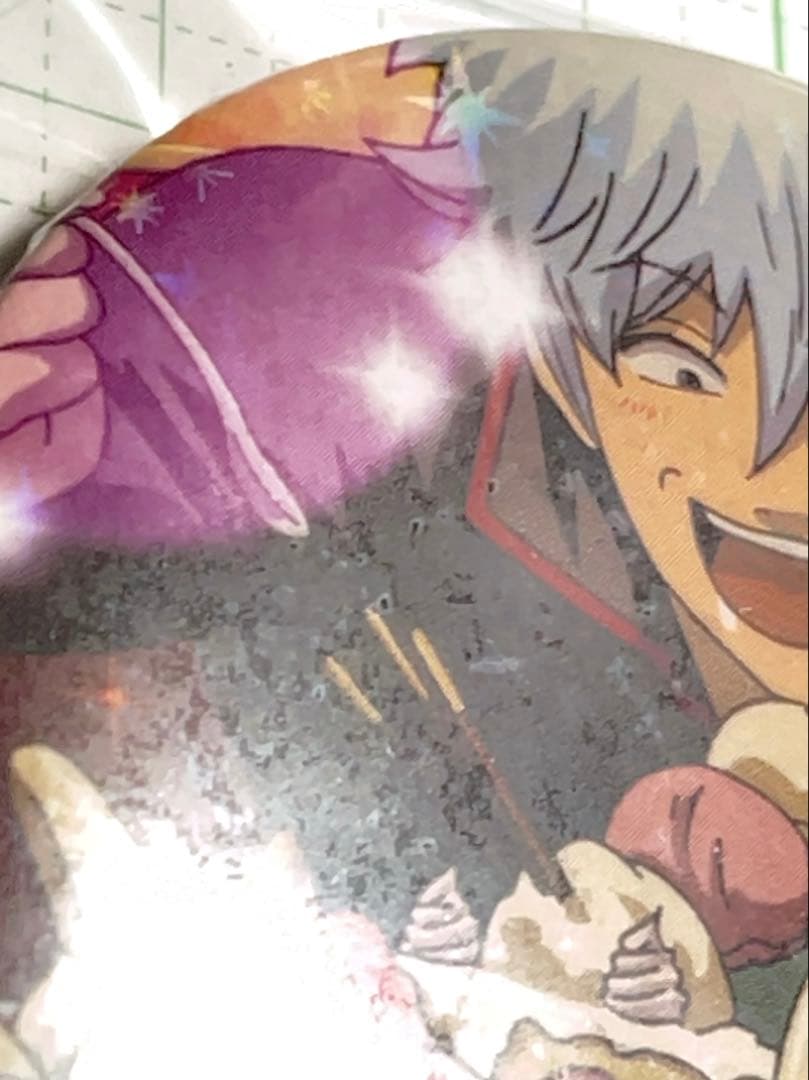 希少！　銀魂　J-WORLD 銀時　飴と缶バッジ