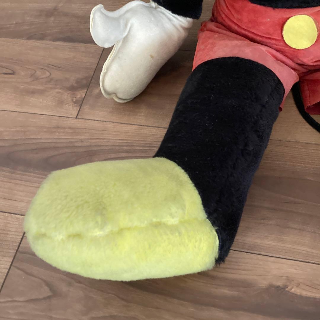 ミッキーマウス　ビッグぬいぐるみ　ヴィンテージ　レア