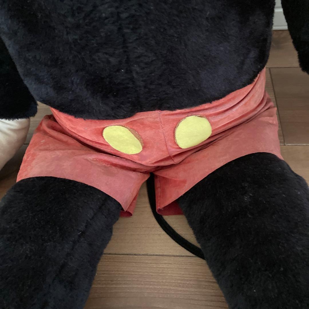 ミッキーマウス　ビッグぬいぐるみ　ヴィンテージ　レア