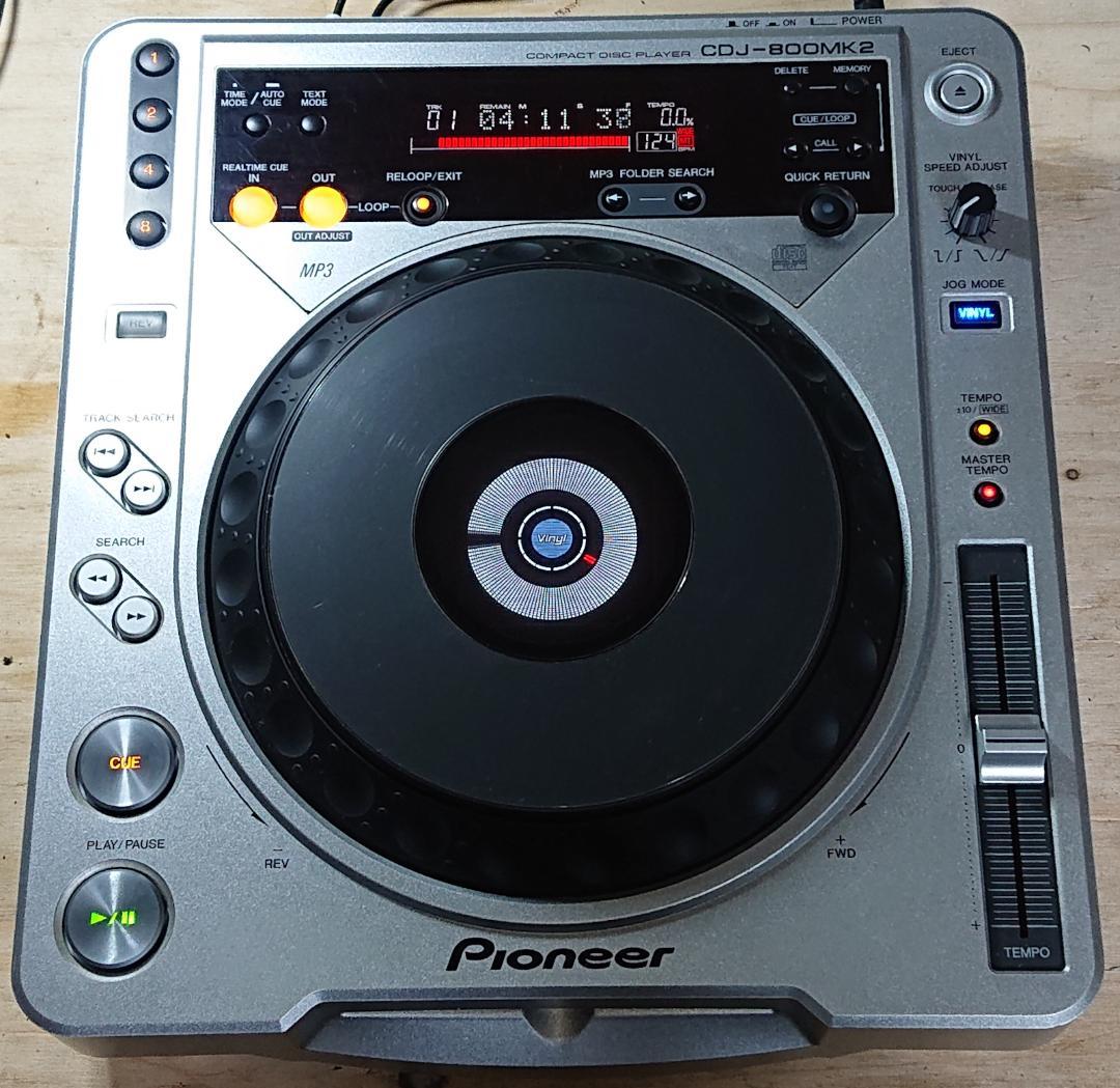 整備・清掃済み】CDJ-800mk2 パイオニア Pioneer 美品の通販はau PAY