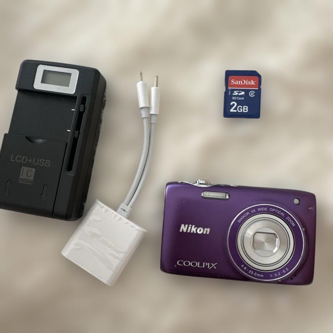 動作確認済み】NIKON COOLPIX S2Nikonニコン COOLPIX S2 デジタル