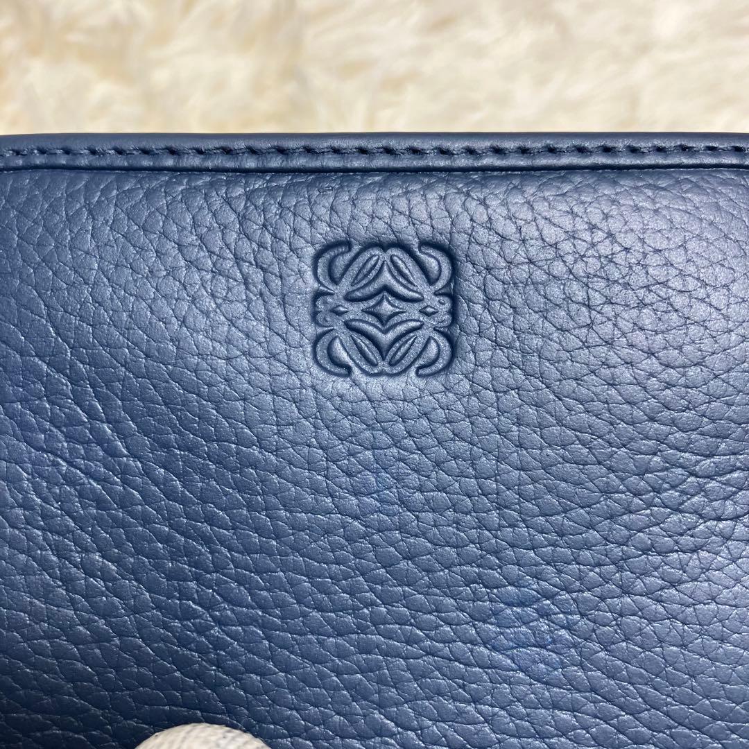 【良品】 LOEWE アナグラム ケース カードケース ラウンドジップ