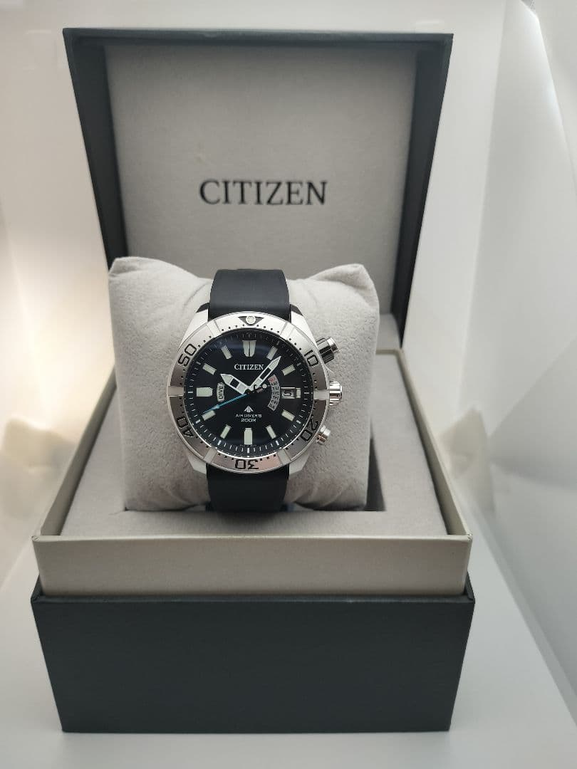 美品　電波時計　シチズン　プロマスター　ダイバー機能　電波ソーラー　H112