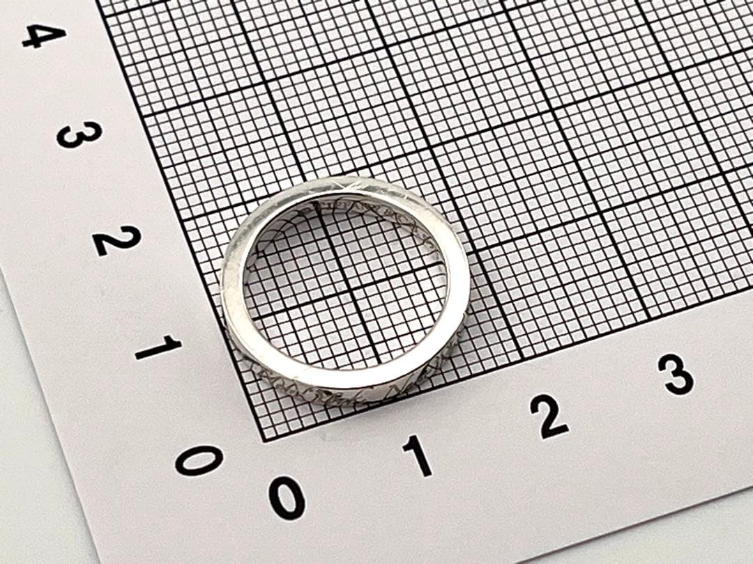 c929 美品　ティファニー　NY ノーツ　ナロー　リング　925 約6号