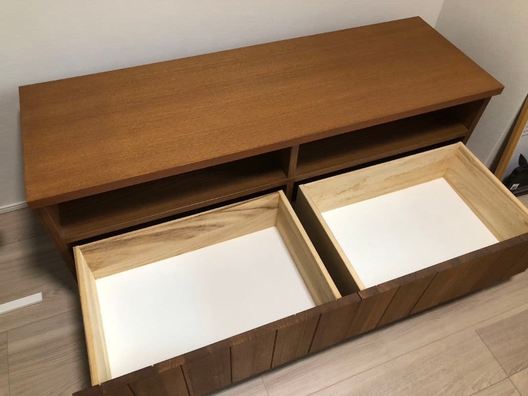 unico テレビ台 テレビボード 引き出し付き