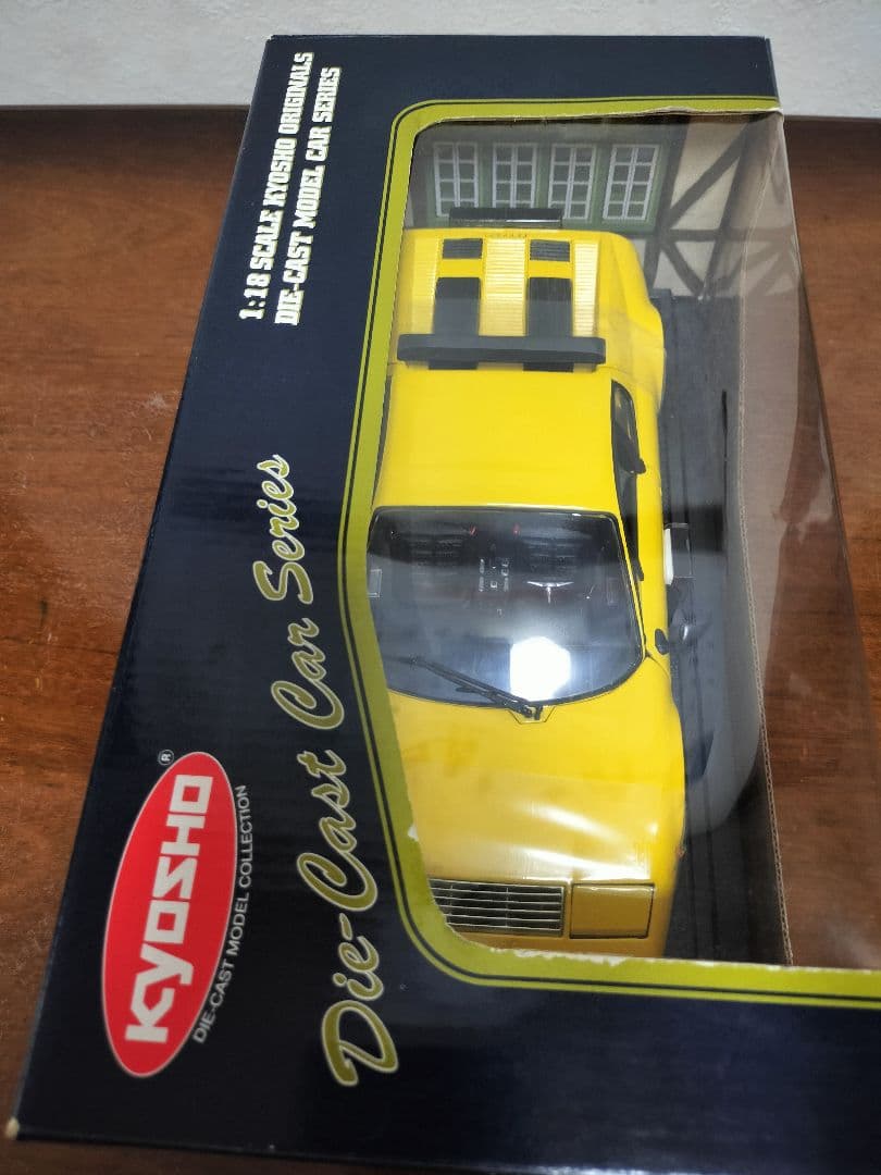 京商1/18 フェラーリ512BB 【希少初期パッケージ新品未開封イエロー