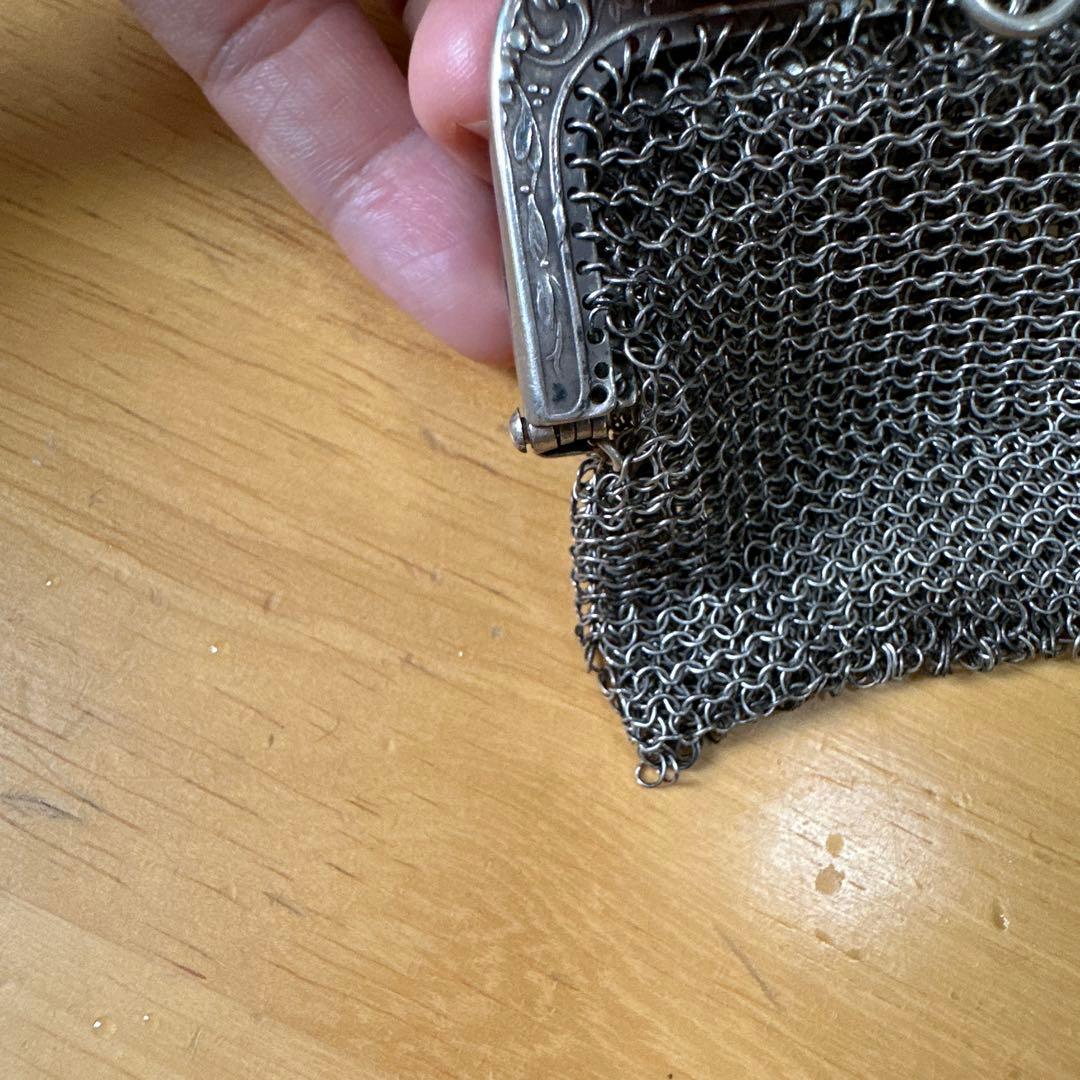 銀 シルバー800 マーガレットのパース 小銭入れ