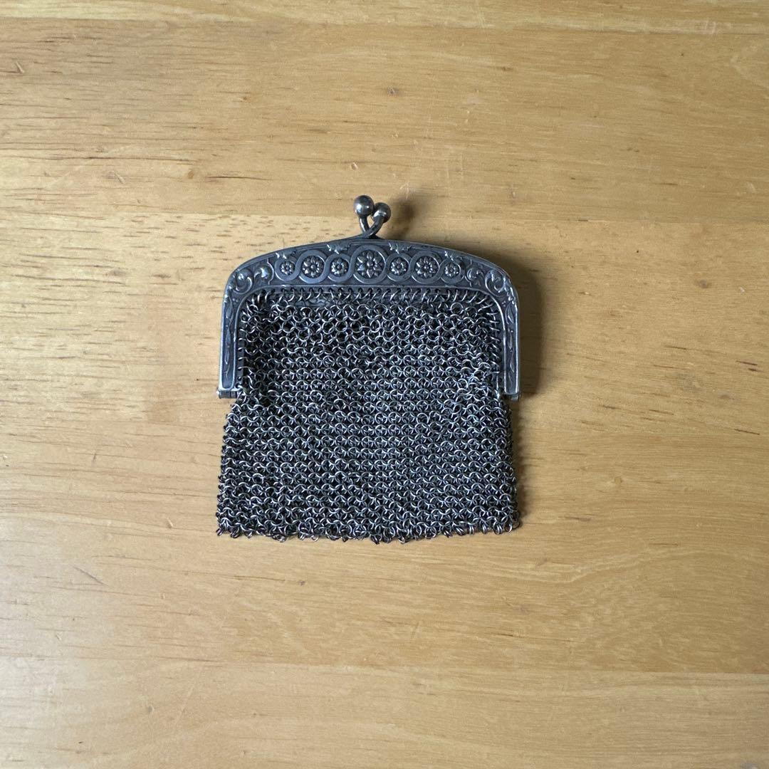 銀 シルバー800 マーガレットのパース 小銭入れ