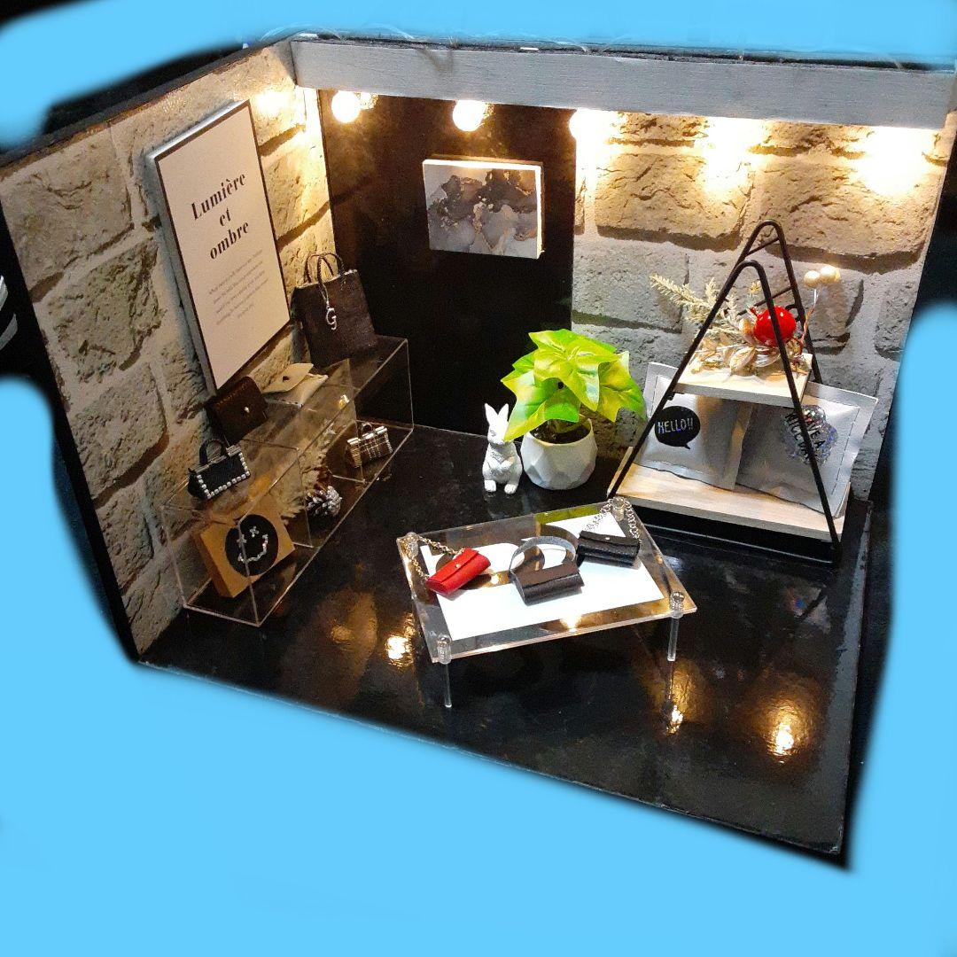 SALE2Wayメンズドールハウス ミニチュア背景ボードねんどろいど - メルカリ