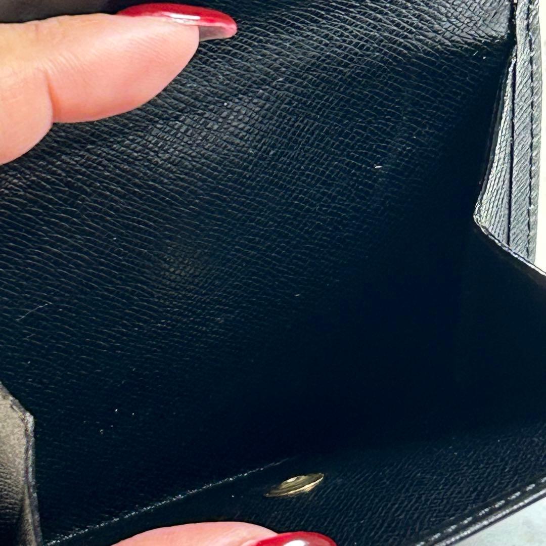 LV 三つ折り財布 エピポルトモネビ エカルトクレディ M63484 黒 337